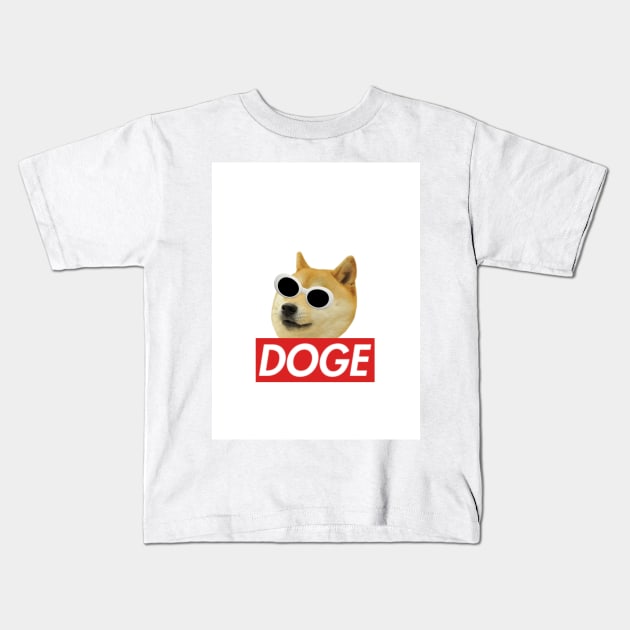 Doge meme Kids T-Shirt by shirozama3